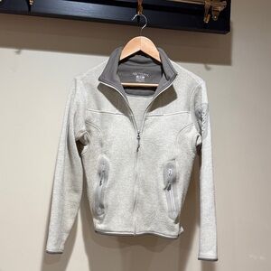 Arc'teryx Heathered Gray Zip-Up Jacket